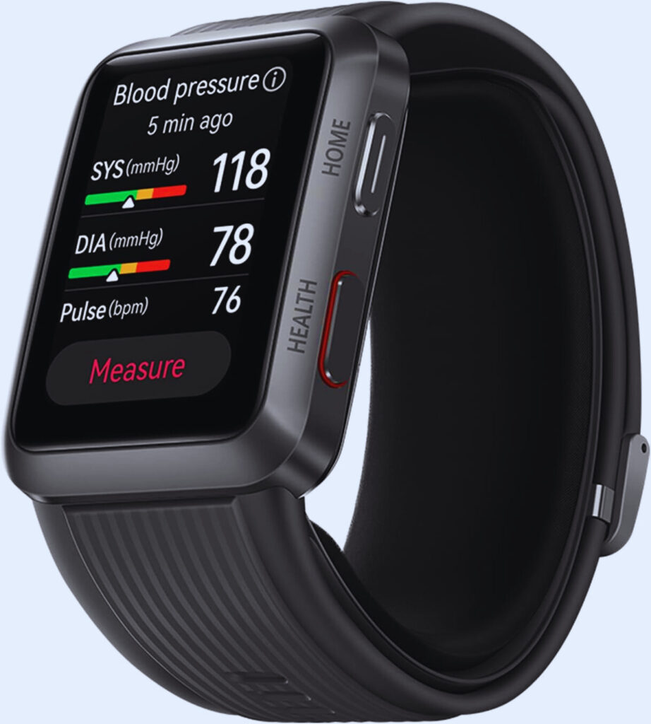 HUAWEI WATCH D smartwatch with 24/7 blood pressure monitor and fitness tracking features